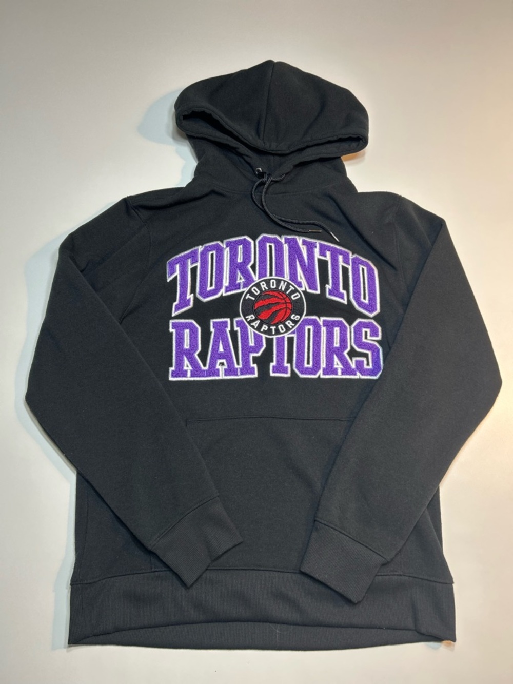 NBA Toronto Raptors Arch Logo Fleece Pullover Hoodie Black
